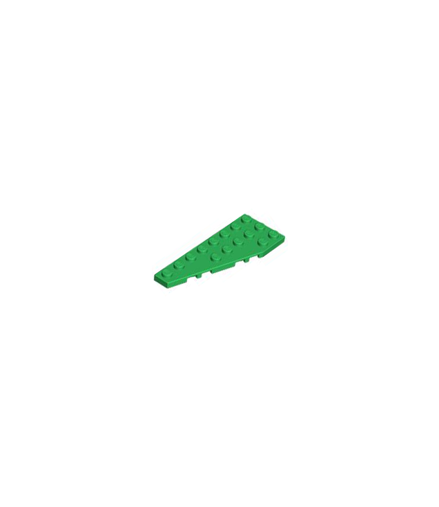 LEGO - Wig, plaat 8 x 3 vijfhoekig links - Green | N