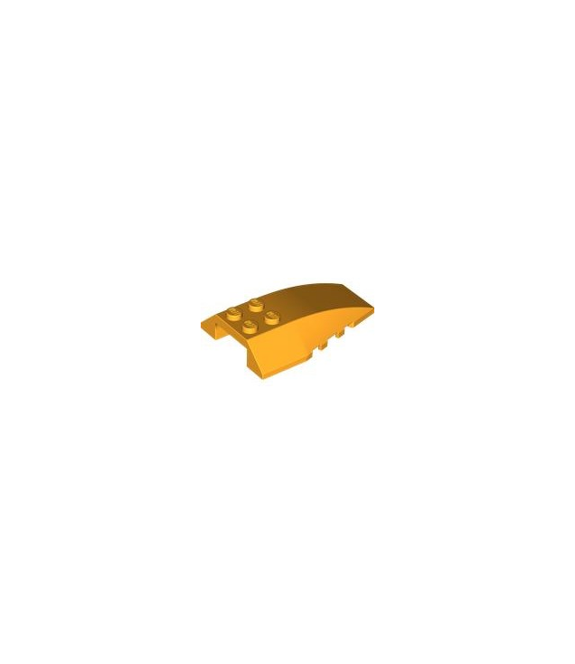 LEGO - Wig 6 x 4 driedubbel gebogen - Bright Light Orange | N