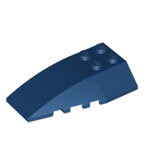 LEGO - Wig 6 x 4 driedubbel gebogen - Dark Blue | N - Thumbnail