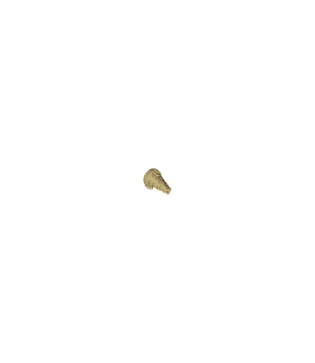 LEGO - Kegel spiraal gekarteld - trapboor - Tan | N