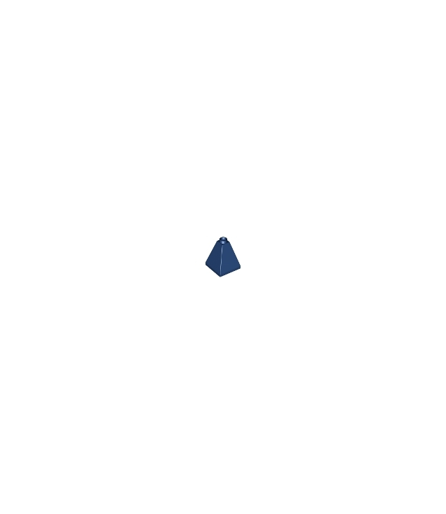 LEGO - Helling 75 graden2 x 2 x 2 viervoudig bol - geblokkeerde open of holle nop - Dark Blue | N