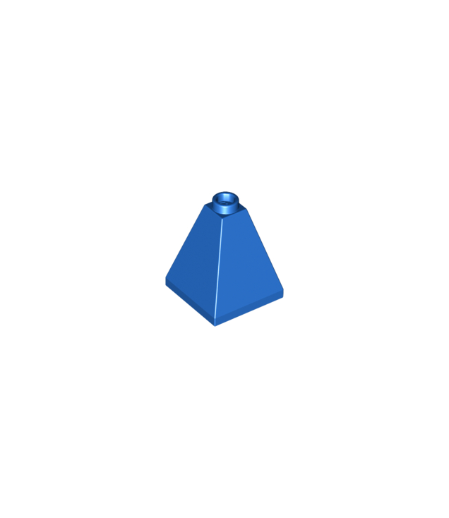 LEGO - Helling 75 graden2 x 2 x 2 viervoudig bol - geblokkeerde open of holle nop - Blue | N