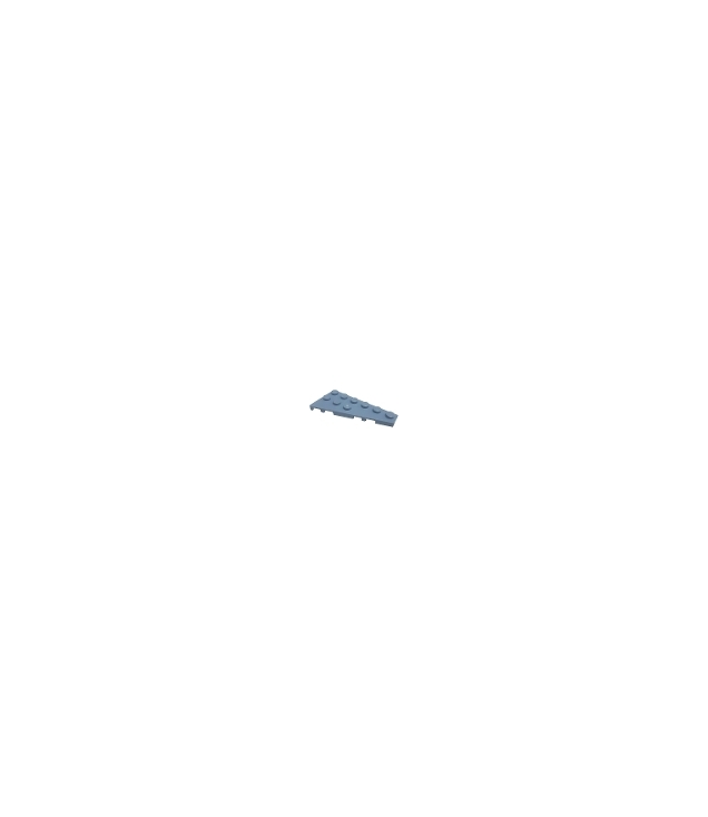 LEGO - Wig, plaat 6 x 3 rechts - Sand Blue | N