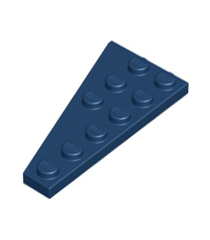 LEGO - Wig, plaat 6 x 3 rechts - Dark Blue | N - Thumbnail