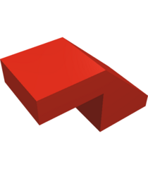 LEGO - Helling 45 graden 2 x 1 met uitsparing zonder nop - Red | N - Thumbnail