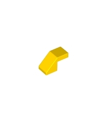 LEGO - Helling 45 graden 2 x 1 met uitsparing zonder nop - Yellow | N - Thumbnail