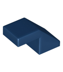 LEGO - Helling 45 graden 2 x 1 met uitsparing zonder nop - Dark Blue | N - Thumbnail