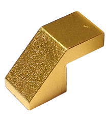 LEGO - Helling 45 graden 2 x 1 met uitsparing zonder nop - Metallic Gold | N - Thumbnail