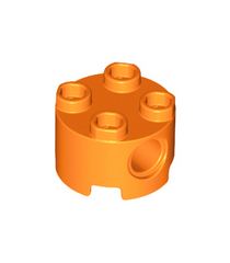 LEGO - Steen, rond 2 x 2 met pen-gaten - Orange | N - Thumbnail