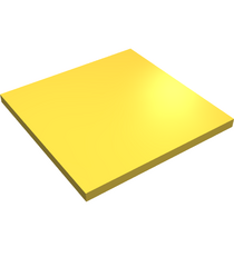 LEGO - Tegel 6 x 6 met onderbuizen - Yellow | N - Thumbnail