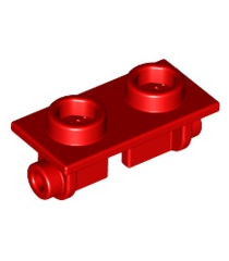 LEGO - Scharniersteen 1 x 2 bovenplaat - Red | N - Thumbnail