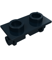 LEGO - Scharniersteen 1 x 2 bovenplaat - Black | N - Thumbnail