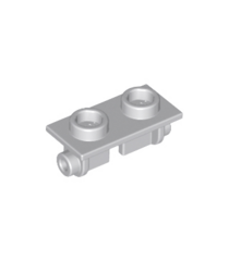 LEGO - Scharniersteen 1 x 2 bovenplaat - Light Bluish Gray | N - Thumbnail