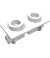 LEGO - Scharniersteen 1 x 2 bovenplaat - White | N - Thumbnail