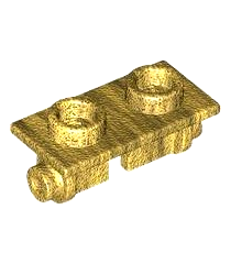 LEGO - Scharniersteen 1 x 2 bovenplaat - Pearl Gold | N - Thumbnail