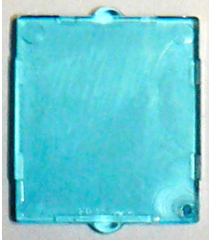 LEGO - Glas voor raam 1 x 2 x 2 vlakke voorkant - Trans-Light Blue | N - Thumbnail