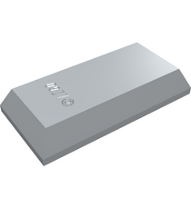 LEGO - Minifiguur-accessoire, goudstaaf / baar - Light Bluish Gray | N - Thumbnail