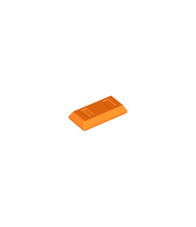 LEGO - Minifiguur-accessoire, goudstaaf / baar - Orange | N