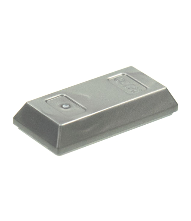 LEGO - Minifiguur-accessoire, goudstaaf / baar - Flat Silver | N