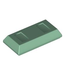 LEGO - Minifiguur-accessoire, goudstaaf / baar - Sand Green | N - Thumbnail