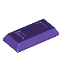 LEGO - Minifiguur-accessoire, goudstaaf / baar - Dark Purple | N - Thumbnail