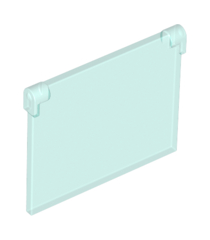 LEGO - Glas voor raam 1 x 4 x 3 - open variant - Trans-Light Blue | N - Thumbnail