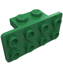 LEGO - Beugel 1 x 2 - 2 x 4 - Green | N - Thumbnail