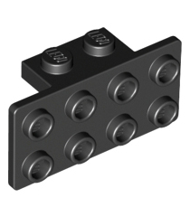LEGO - Beugel 1 x 2 - 2 x 4 - Black | N - Thumbnail