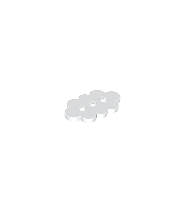 LEGO - Tegel, gemodificeerd 3 x 5 wolk - White | N
