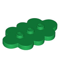 LEGO - Tegel, gemodificeerd 3 x 5 wolk - Green | N - Thumbnail