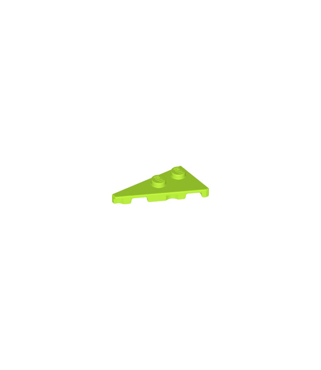 LEGO - Wig, plaat 4 x 2 links, puntig - Lime | N