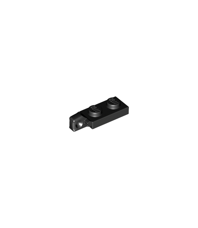 LEGO - Scharnierplaat 1 x 2 vergrendelend met 1 vinger aan uiteinde zonder onder een groef - Black | N