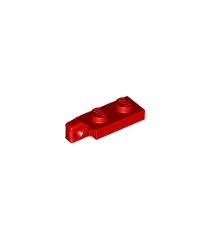 LEGO - Scharnierplaat 1 x 2 vergrendelend met 1 vinger aan uiteinde zonder onder een groef - Red | N - Thumbnail
