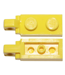 LEGO - Scharnierplaat 1 x 2 vergrendelend met 1 vinger aan uiteinde zonder onder een groef - Yellow | N - Thumbnail
