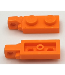 LEGO - Scharnierplaat 1 x 2 vergrendelend met 1 vinger aan uiteinde zonder onder een groef - Orange | N - Thumbnail