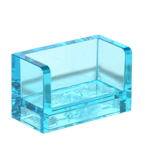 LEGO - Paneel 1 x 2 x 1 met afgeronde hoeken en 2 zijkanten - Trans-Light Blue | N - Thumbnail