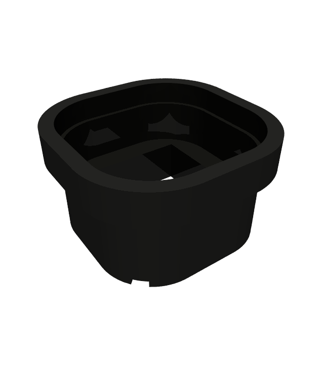 LEGO - Cilinder warp-pijp 6 x 6 x 3 1/3 - Black | N