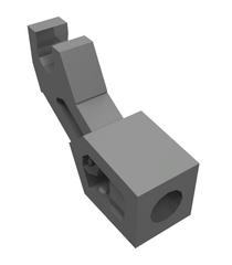 LEGO - Mechanische arm Exo-Force / Bionicle, dikke steun - Pearl Dark Gray | N - Thumbnail
