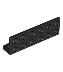 LEGO - Beugel 1 x 6 - 2 x 6 omgekeerd met 1 x 4 uitsparing - Black | N - Thumbnail