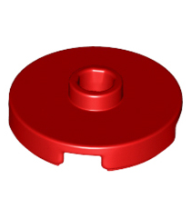 LEGO - Tegel, rond 2 x 2 met open nop - Red | N - Thumbnail