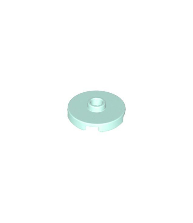 LEGO - Tegel, rond 2 x 2 met open nop - Light Aqua | N