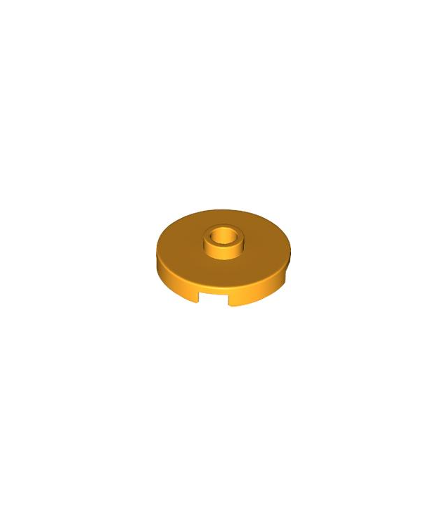 LEGO - Tegel, rond 2 x 2 met open nop - Bright Light Orange | N