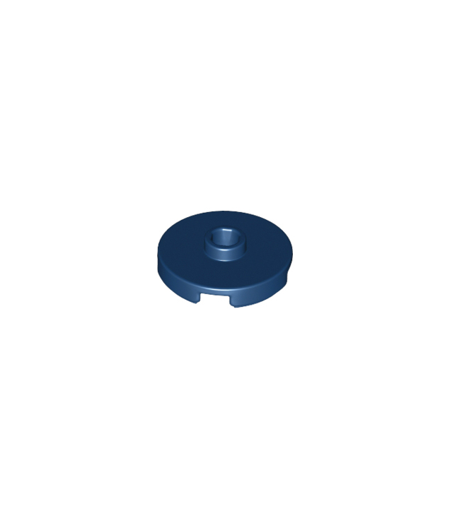 LEGO - Tegel, rond 2 x 2 met open nop - Dark Blue | N
