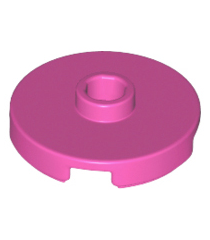 LEGO - Tegel, rond 2 x 2 met open nop - Dark Pink | N - Thumbnail