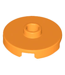 LEGO - Tegel, rond 2 x 2 met open nop - Orange | N - Thumbnail