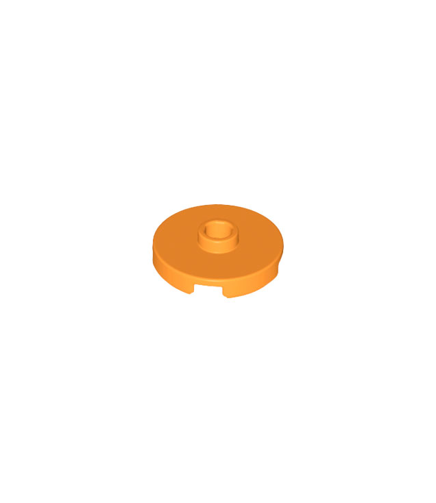 LEGO - Tegel, rond 2 x 2 met open nop - Orange | N