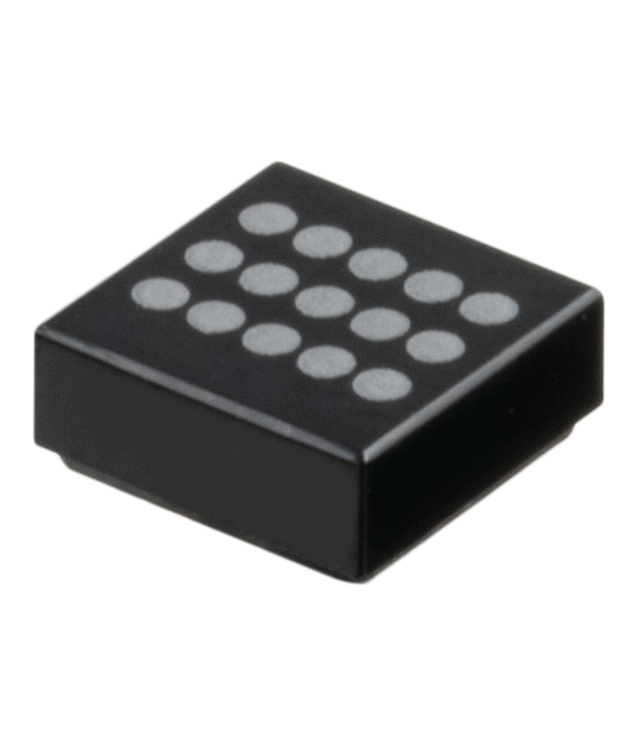 LEGO - Tegel 1 x 1 met 15 zilveren stippen - Black | N