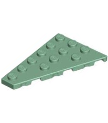 LEGO - Wig, plaat 6 x 4 links - Sand Green | N - Thumbnail