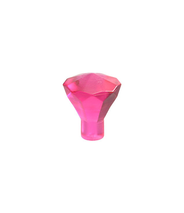 LEGO - Steen 1 x 1 edelsteen 24 facetten - Trans-Dark Pink | N
