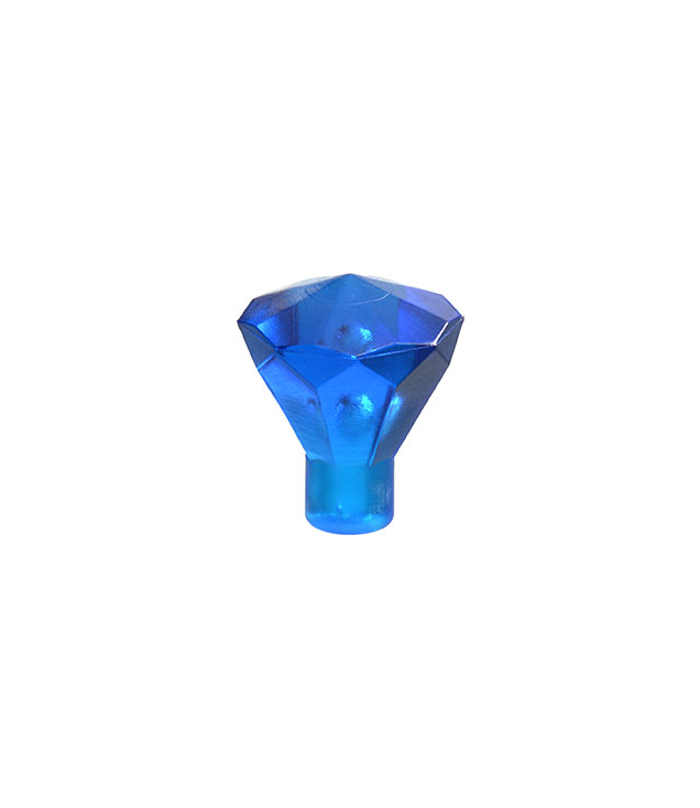 LEGO - Steen 1 x 1 edelsteen 24 facetten - Trans-Dark Blue | N